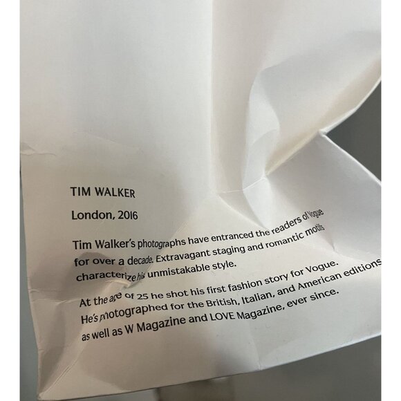 Aritzia Tim Walker 2016 Customer Shopping Bag Branded - Picture 5 of 7